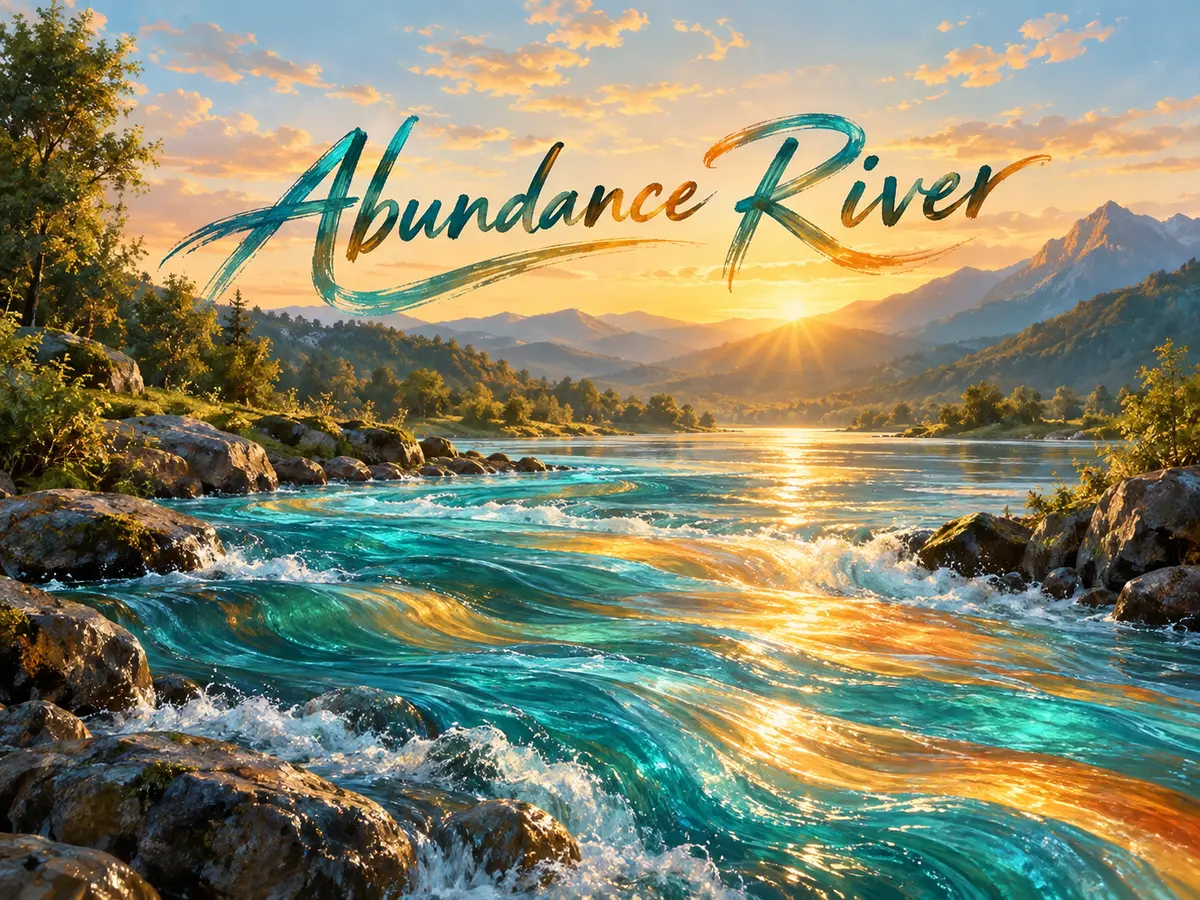 Abundance River Cover design