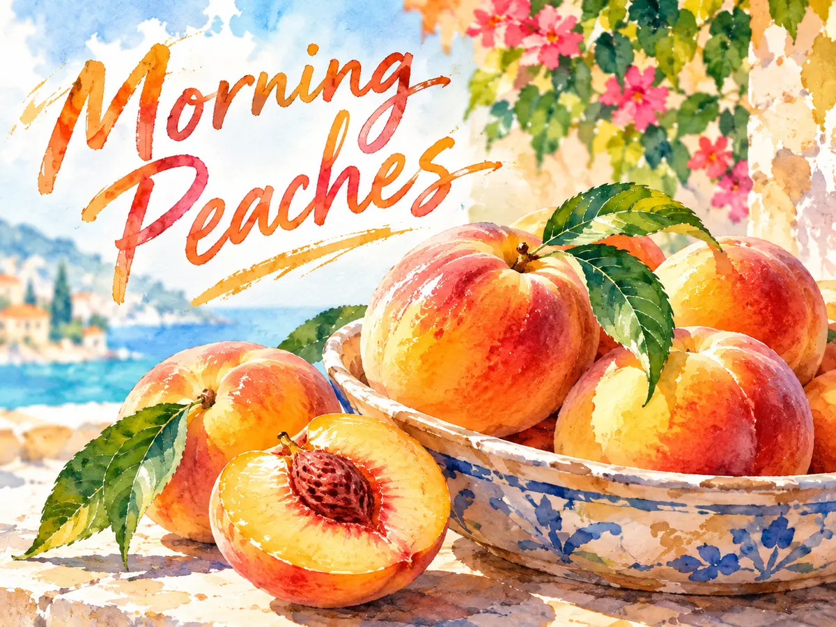 Morning Peaches Cover
